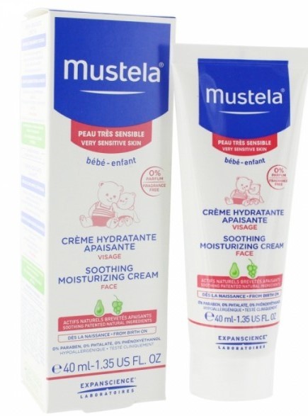 Mustela Crème Hydratante Apaisante Visage (40ml)