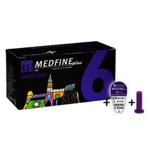 Wellion Medfine Plus 0,25mm (31G) x 6mm  