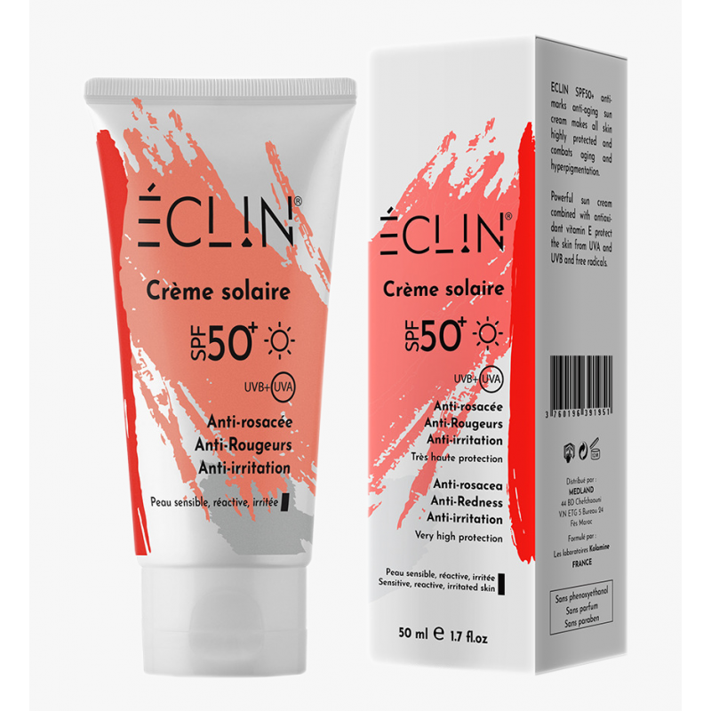 Eclin Ecran Invisible Anti-rougeurs spf50+ 50ml