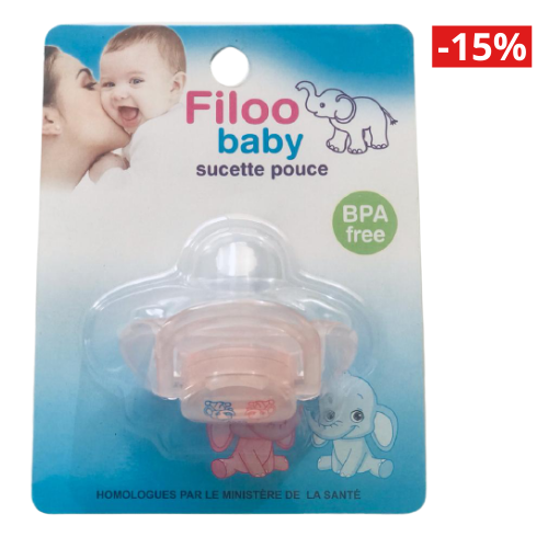 FILOO BABY SUCETTE POUCE BPA FREE