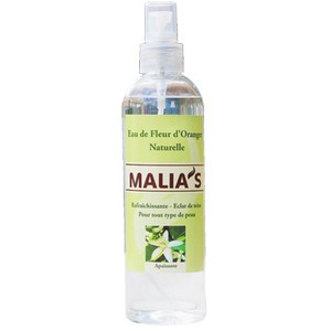 Malia's Eau distillée naturelle de fleurs d’Oranger 200 ml