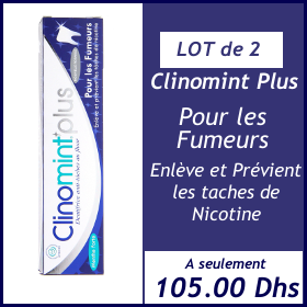 Offre - Clinomint Plus dentifrice pour fumeurs - LOT DE 2x75ml