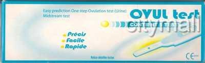 Ovul test d'ovulation one step (Urine) (lot de 5 tests)