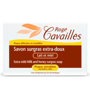 Rogé Cavailles Savon surgras Extra doux lait et miel  150 g 