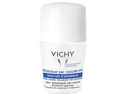 Vichy Déodorant sans sels d'aluminium 24H toucher sec - peaux réactives (50 ml)