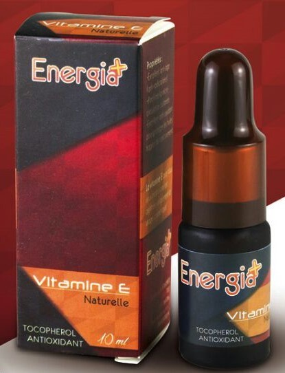 Energia+ Vitamine E Naturelle Tocophérol Antioxydant 10ml 