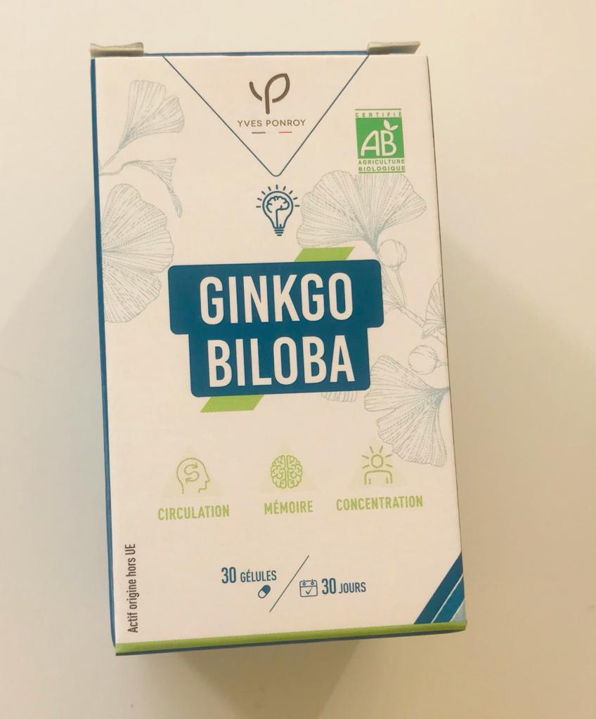 Yves Ponroy Ginkgo Biloba-stimulation intellect - Anti-âge 30 Gélules