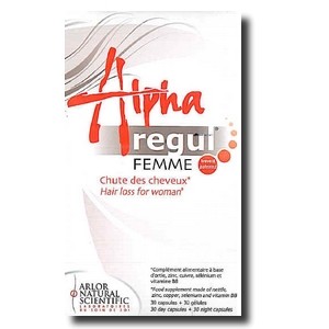Arlor Alpharegul femme contre la chute de cheveux 30 capsules jour+ 30 gélules nuit