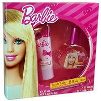 Air-Val Barbie pack, eau de toilette 30ml+ lotion pour le corps 60ml, pour filles