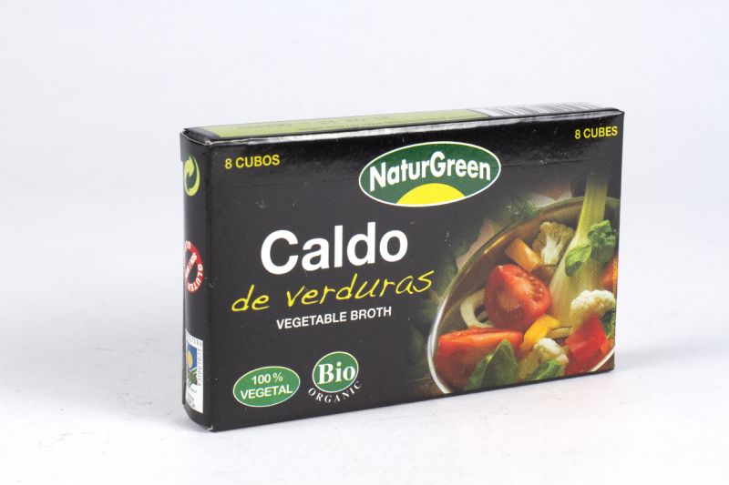 Naturgreen caldo 8 cubes bouillon culinaire miso, végétal, 84g 