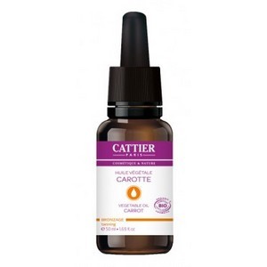 CATTIER Huile Végétale Carotte Bio - 50 ml