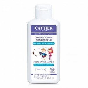 cattier Shampooing protecteur anti-poux bio 0% sulfate 200ml