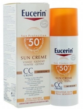 EUCERIN SUN PROTECTION CC CRÉME MÉDIUM SPF 50+ (50 ML)