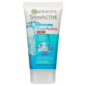  Garnier SkinActive Puractive 3en1 Nettoyant Profond 150ml