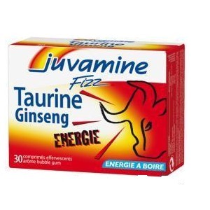 Juvamine Ginseng+ taurine Effervescent 15 comprimés 