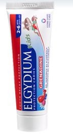 Elgydium Kids dentifrice Protection caries 2-6 ans Arome Grenadine (50 ml)