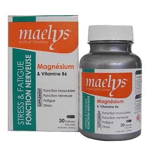Maelys magnésium et vitamine B6 30 gèlules