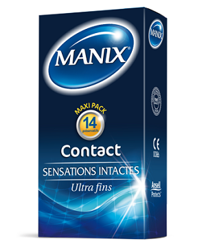 MANIX Contact Boîte 12 préservatifs