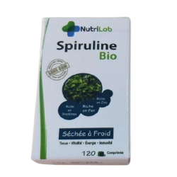 NUTRILAB Spiruline Bio 120 Comprimés