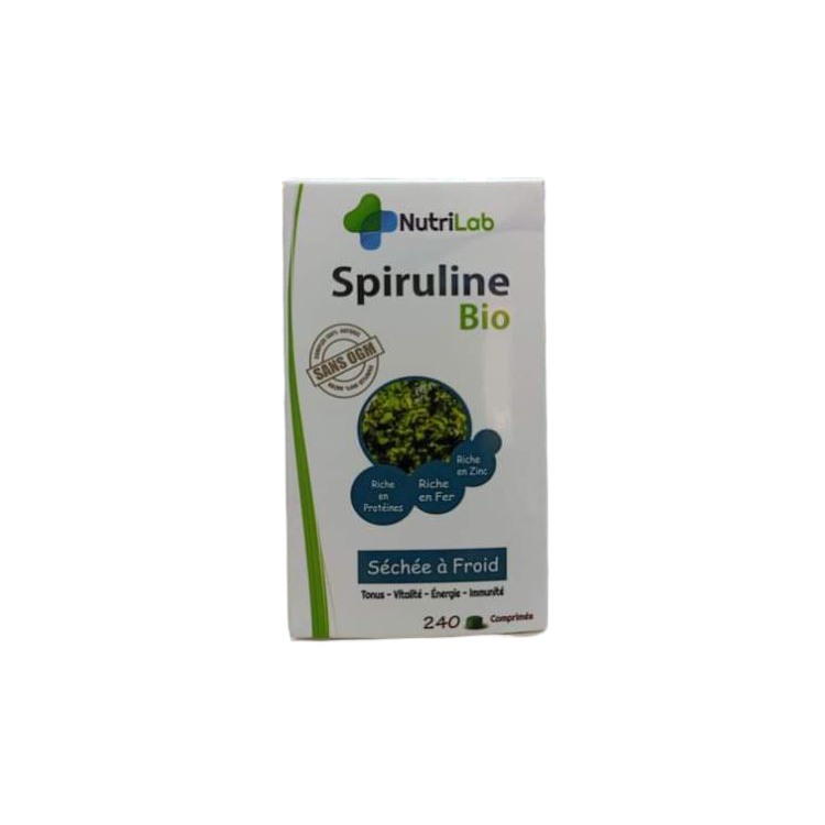 NutriLab Spiruline Bio 240 Comprimés