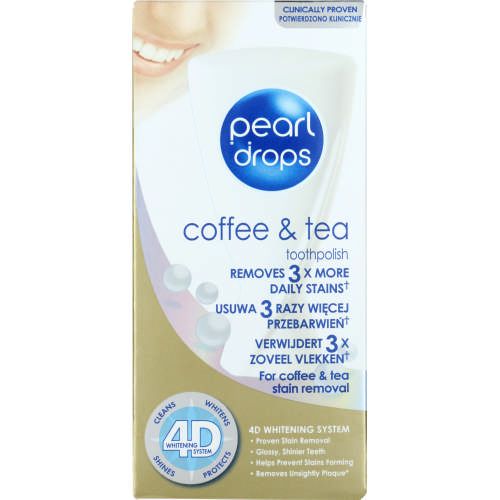 Pearl drops Coffee & tea 4D Blanchiment dentifrice 50ml 