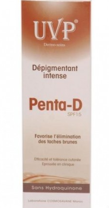 Uvp Penta-D dépigmentant intense spf 15 sans hydroquinone (30 ml) 