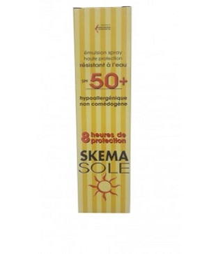 Skema Sole résistant à l'eau émulsion spray spf50+ (100ml)