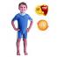 Maillot de bain Vêtements de protection UV UPF40+ pour enfants S-M de 3 à 4 ans de 92 à 100 cm