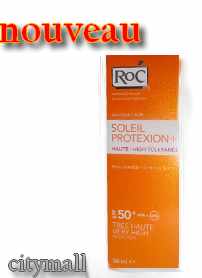 Nouveau RoC Soleil Protection + IP 50+ Peau Sensible (50 ml)