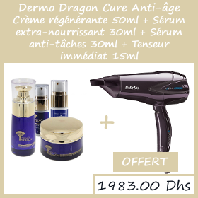 Offre Dermo Dragon - Cure intégrale anti-âge + Sèche-cheveux Babyliss OFFERT