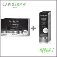 CAPIDERMA Capiphan complément alimentaire 60 gélules + Shampooing énergisant offerte