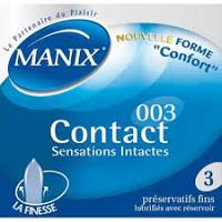 MANIX Contact Boîte 3 préservatifs
