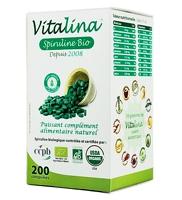 Vitalina Spiruline Bio – 200 Comprimés