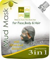 Bio Spa Masque de boue 3 en 1 avec extrait de feuilles d'olivier 75gm